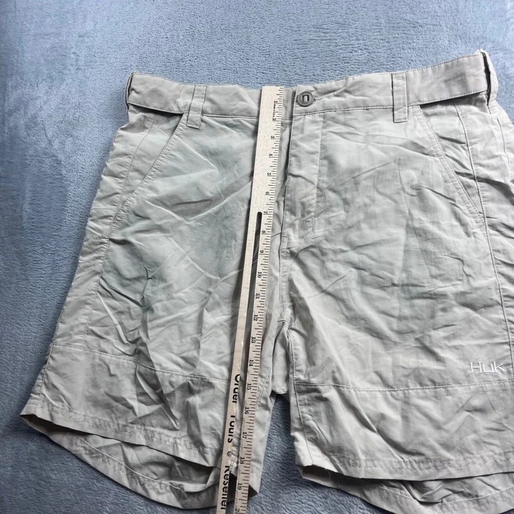 Huk Performance Fishing Shorts Mens XXL Tan Khaki Quick Dry Outdoor Hiking